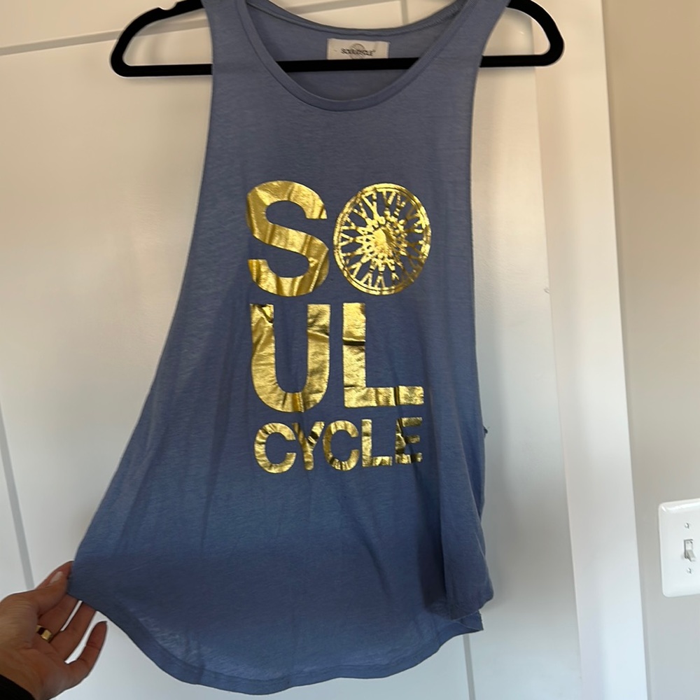 SoulCycle Blue and Hold Tank Large